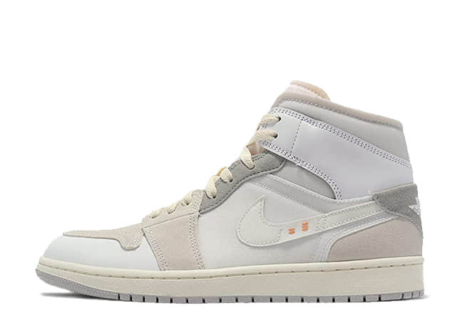 ナイキ エアジョーダン 1 ミッド Se クラフト "インサイド アウト" ホワイト
