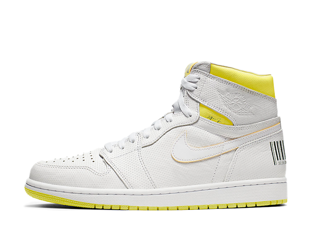 ナイキ エアジョーダン1 レトロ ハイ Og "ファースト クラス フライト" ホワイト/ダイナミック イエローブラック