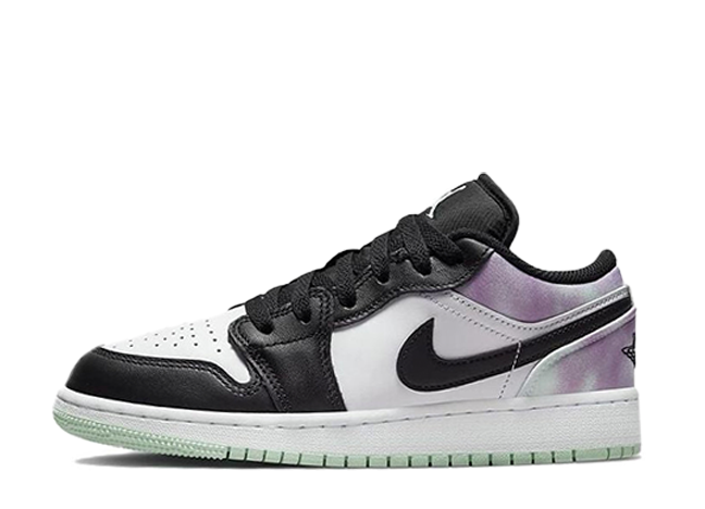 Nike Air Jordan 1 Low Se "Tye-Dye" White/Mint Foam-Black