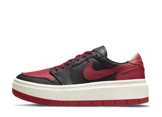 Nike Wmns Air Jordan 1 Lv8D Low Se "Bred" Black/Varsity Red-White