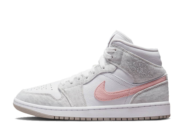 Nike Wmns Air Jordan 1 Mid Se Light Iron Ore/Atmosphere-White