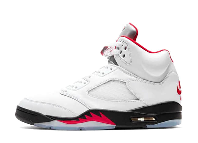 Nike Air Jordan 5 Retro Og White/Fire Red-Black