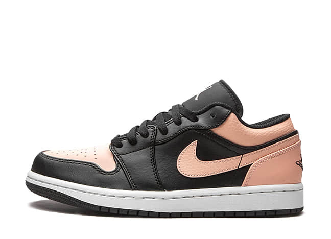 ナイキ エアジョーダン 1 ロー "クリムゾン ティント" ブラック/クリムゾン ティント