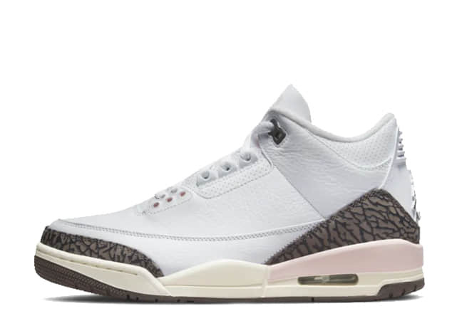 Nike Wmns Air Jordan 3 Retro "Atmosphere" White/Dark Mocha-Atmosphere-Sail
