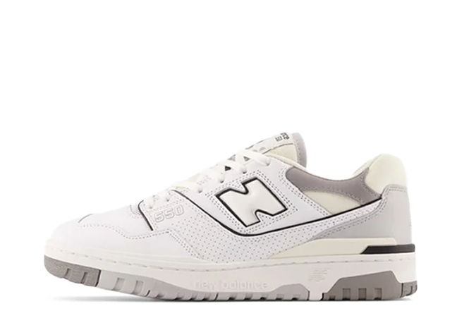 ニューバランス 550 "ソルト/ペッパー" グレー/ホワイト