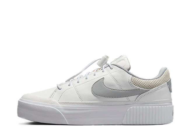 Nike Wmns Court Legacy Lift "White" Summit White/Light Silver/Light Smoke Grey
