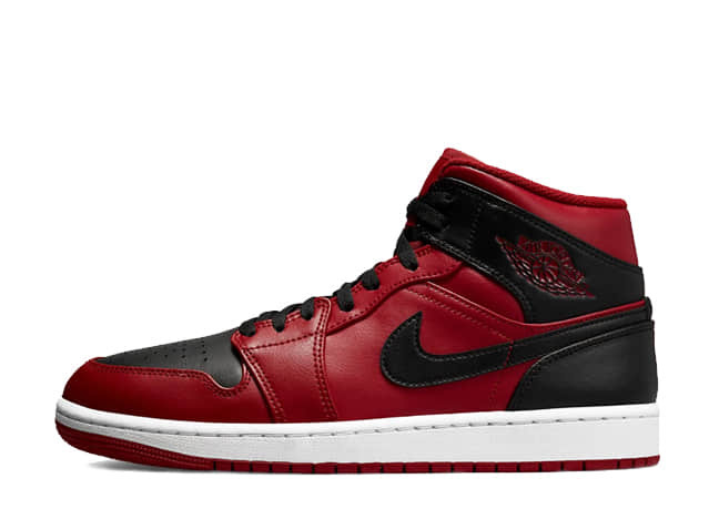 ナイキ エアジョーダン 1 ミッド ジム レッド/ブラックホワイト