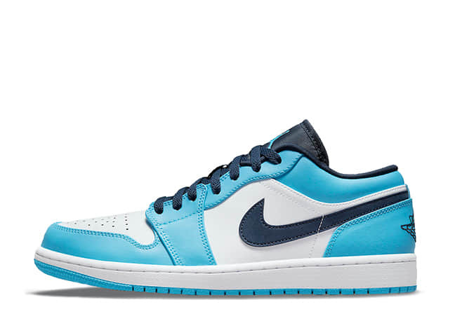 Nike Air Jordan 1 Low "Unc" White/University Blue-Black