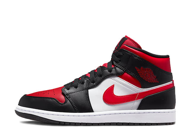 Nike Air Jordan 1 Mid Black/White/Firered