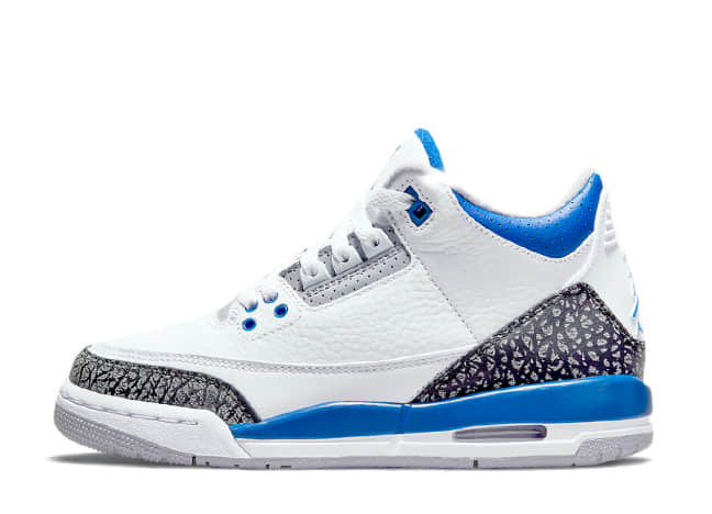 Nike Air Jordan 3 Retro "Racer Blue" White/Black-Cement Grey-Racer Blue