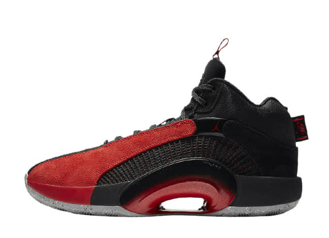 ナイキ エアジョーダン 35 "ウォリアー / 八村 塁" ブラック/ユニバーシティ レッドセメント グレー