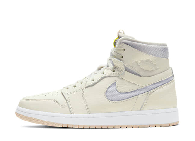 ナイキ ウィメンズ エアジョーダン 1 ズーム コンフォート セイル/パール ホワイトホワイトライト ボルテージ イエロー
