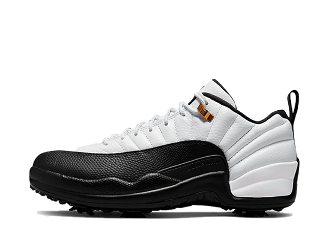 ナイキ エアジョーダン 12 ロー ゴルフ "タクシー" ホワイト/ブラック-メタリック ゴールド-タクシー