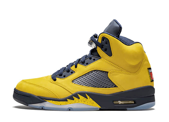 Nike Air Jordan 5 Sp Amarillo/College Navy-Amarillo