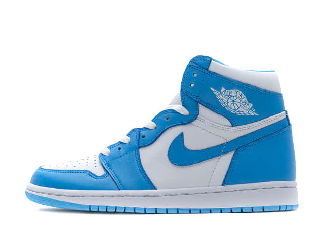 ナイキ エアジョーダン1 レトロ ハイ Og ホワイト/ダーク パウダー ブルー