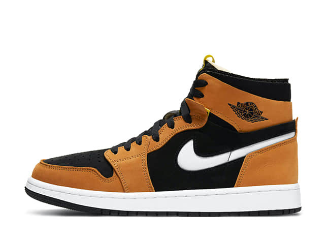 Nike Air Jordan 1 Zoom Cmft "Monarch Orange" Black/White-Monarch Oranfge-Opti Yellow