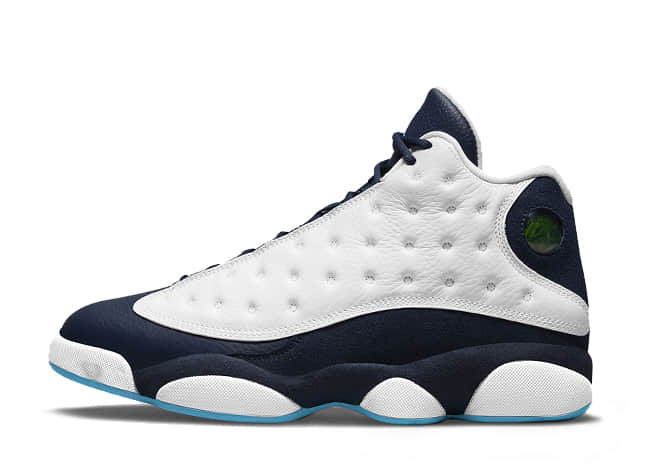 ナイキ エアジョーダン 13 レトロ "オブジディアン" ホワイト/オブシディアンダーク パウダー ブルー