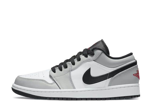 Nike Air Jordan 1 Low "Light Smoke Grey" Light Solar Flare Heather/White/Black