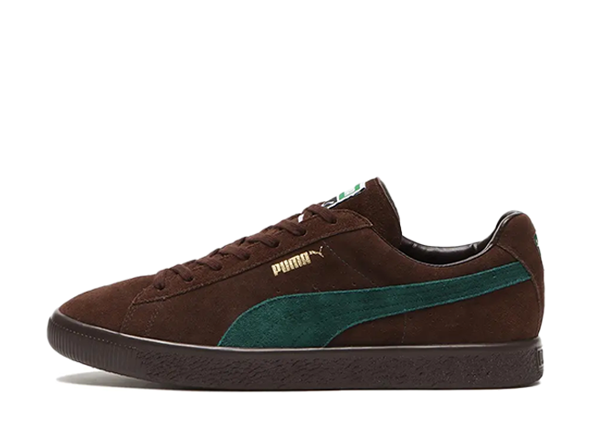 Puma Suede VTG MIJ GS "Chocolate" Chocolate/Green
