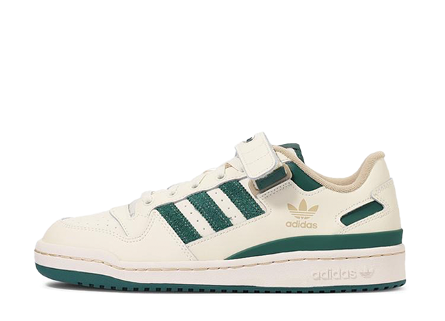 アディダス フォーラム ロー "チョークホワイト/グリーン"