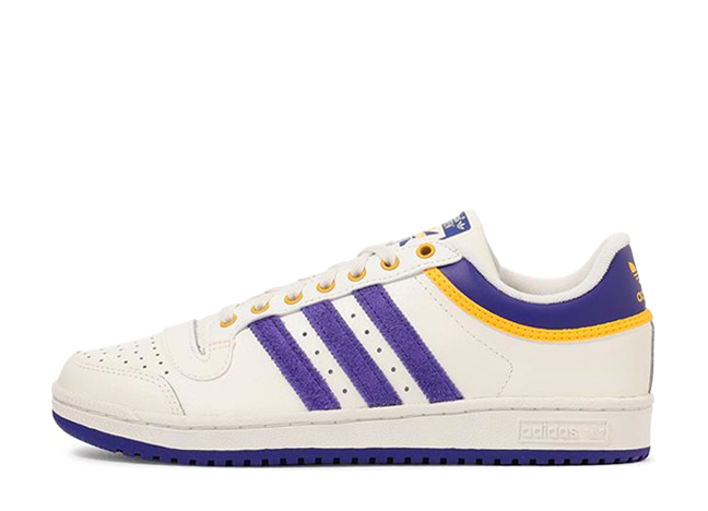 アディダス トップ テン ロー "オフホワイト/パープル"