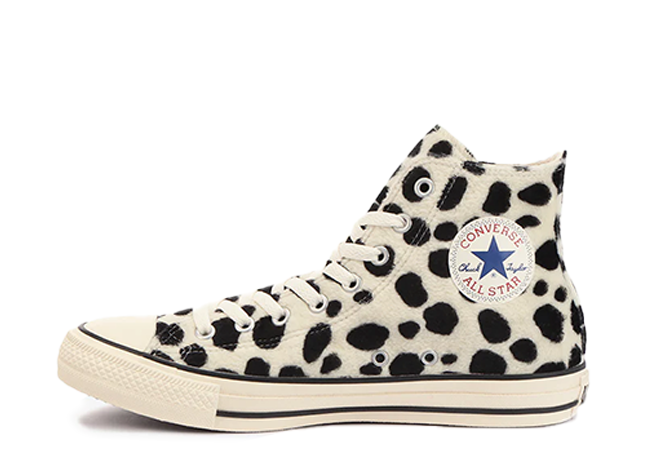 コンバース オールスター ダルメシアンファー HI "オフホワイト" ホワイト/ブラック