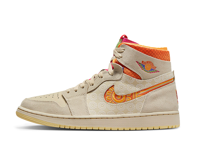 Nike Air Jordan 1 Zoom Comfort Somos Familia "D_a de Muertos" Rattan/Kumquat/Lemon Wash/Starfish