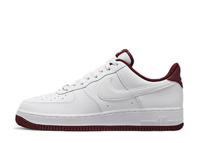 ナイキ エアフォース1 ロー "ホワイト/ダークビートルート" ホワイト/ダークビートルート/ホワイト