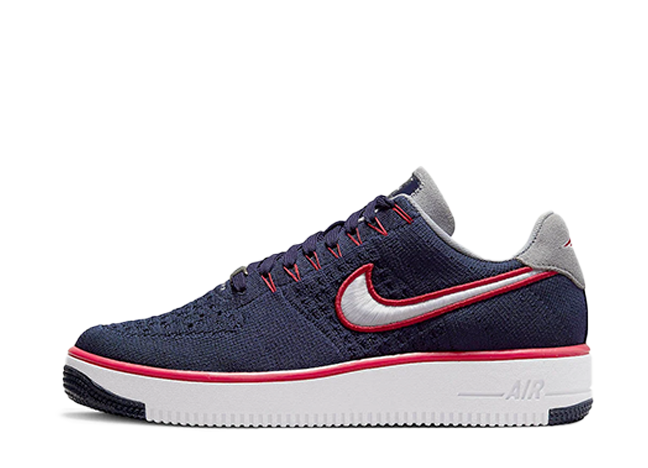 Nike Air Force 1 Flyknit "RKK" College Navy/University Red