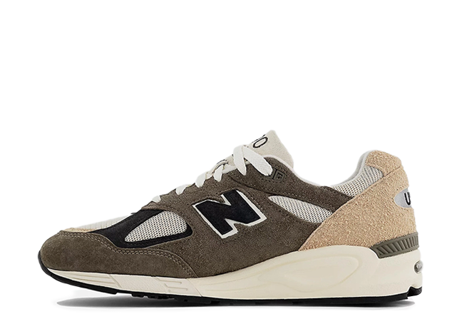 New Balance 990V2 "Olive Suede" Olive/Brown