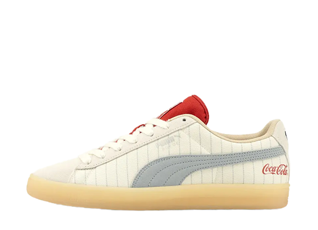 Coca Cola × Puma Suede "Ivory Glow/Slate"