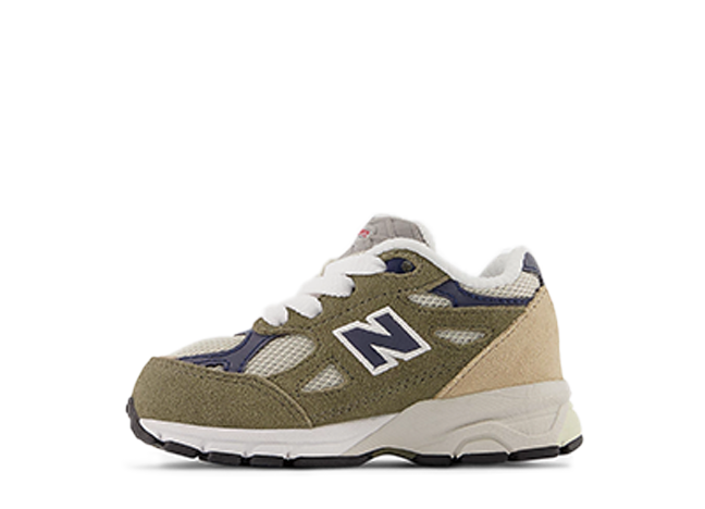 ニューバランス インファント 990V3 "オリーブ" オリーブ/ブラウン/ダークカモ