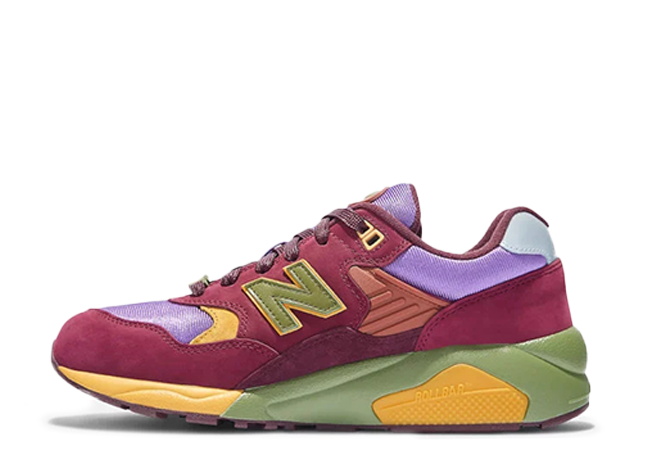 Stray Rats × New Balance 580 "Burgundy" Burgundy/Olive