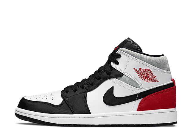Nike Air Jordan 1 Mid Se White/Track Red-Black-Igloo