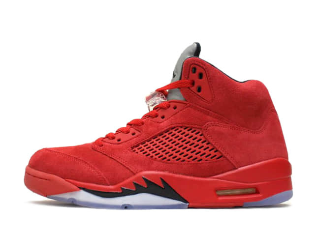 "Nike Air Jordan 5 Retro University Red/Black-University Red"