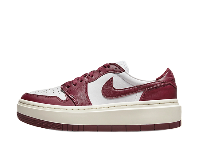 ナイキ ウィメンズ エアジョーダン 1 Lv8D ロー "ホワイト/ビートルート"