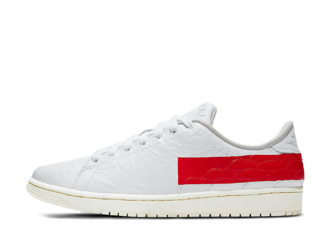 ナイキ ジョーダン センター コート "バンド" ホワイト/ユニバーシティ レッドセイル