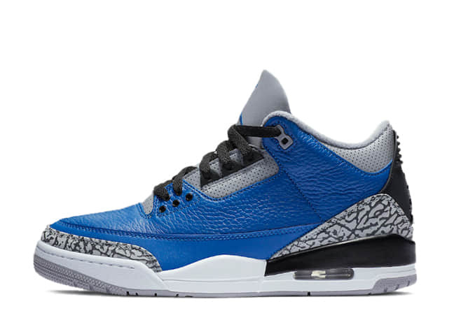ナイキ エアジョーダン 3 レトロ バーシティ ロイヤル/セメント グレー