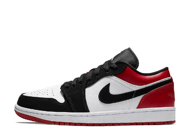 Nike Air Jordan 1 Low "Black Toe" White/Black/Gym Red