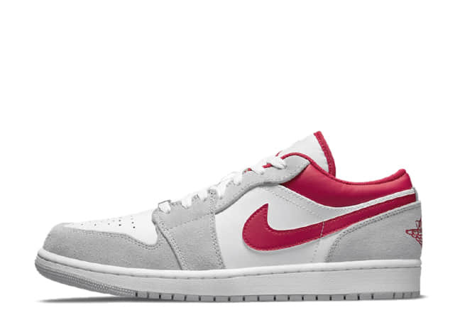 Nike Air Jordan 1 Low Se Light Smoke Grey/Gym Red-White
