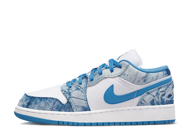 ナイキ エアジョーダン 1 ロー Gs "ウォッシュ デニム"