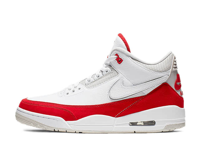 Nike Air Jordan 3 Tinker White/University Red-Neutral Grey