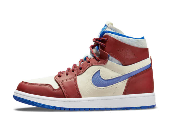 ナイキ エア ジョーダン 1 ズーム コンフォート "チーム レッド" セイル/チーム レッドブルー