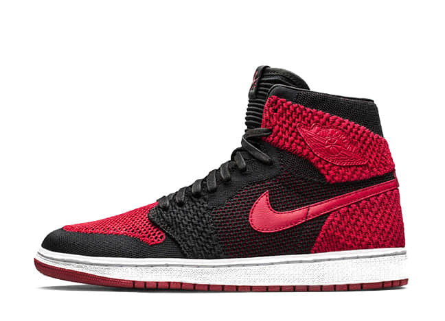 Nike Air Jordan 1 Flyknit Black/Varsity Red-White