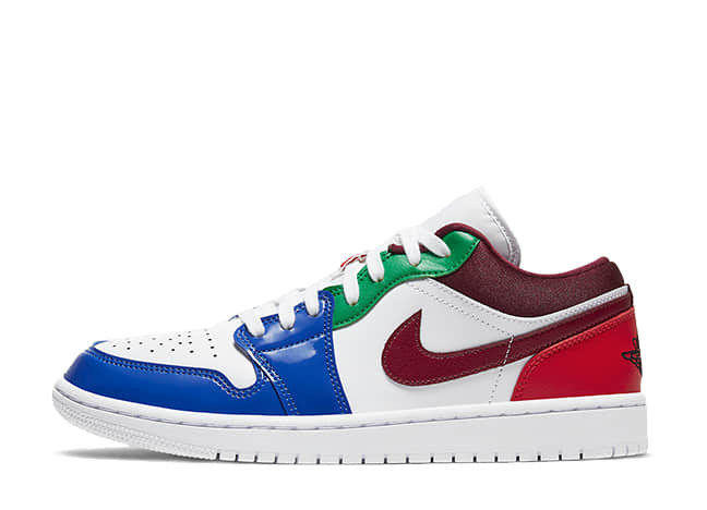 ナイキ ウィメンズ エアジョーダン 1 ロー Se "マルチカラー" マルチカラー/ホワイト