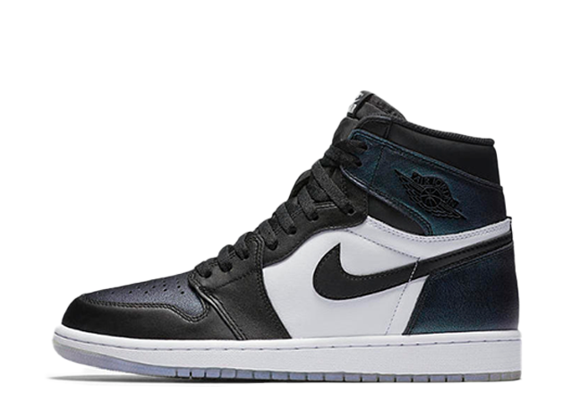 Nike Air Jordan 1 Retro High Og Black/Black-Metallic Silver-White