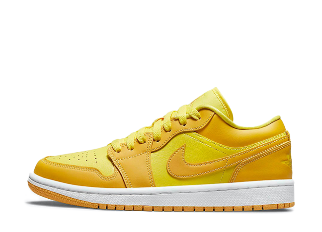 Nike Wmns Air Jordan 1 Low Yellow Strike/White-Pollen