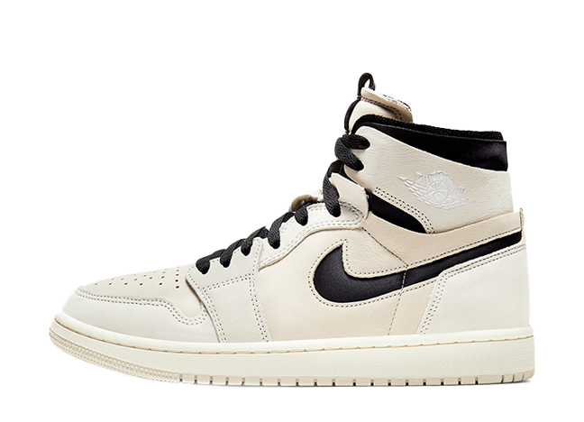 Nike Wmns Air Jordan 1 Zoom Cmft Summit White/Black-Sail-Light Orewood Brown-White