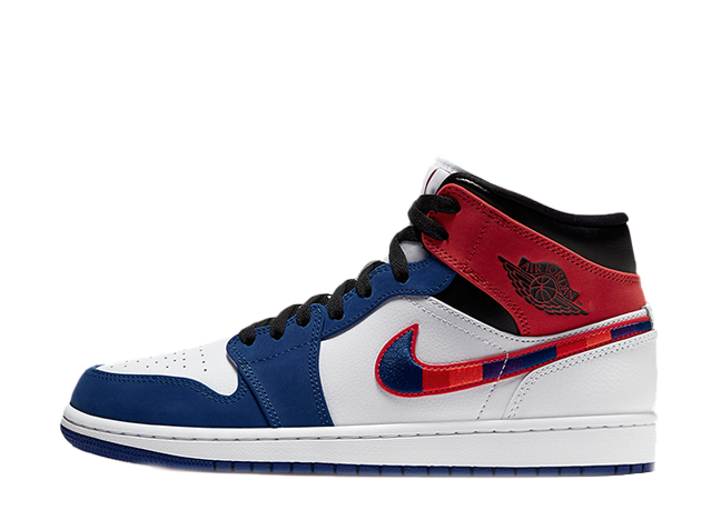 ナイキ エアジョーダン1 ミッド Se ホワイト/ブルー