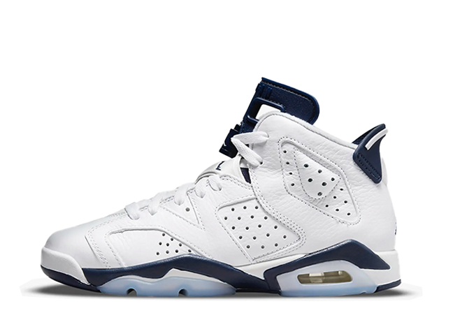 Nike Air Jordan 6 Retro "Midnight Navy" White/Midnight Navy